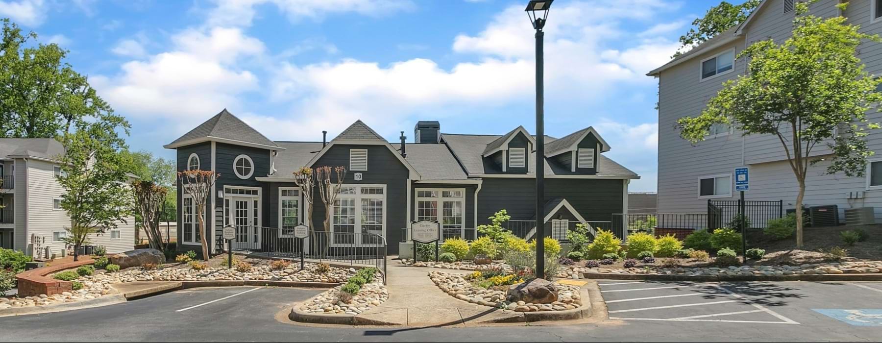 Apartment building exterior