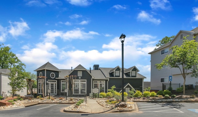 Apartment building exterior